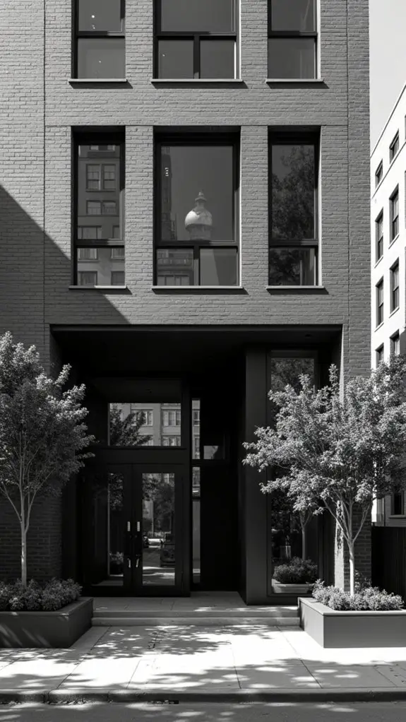 sleek industrial contemporary design