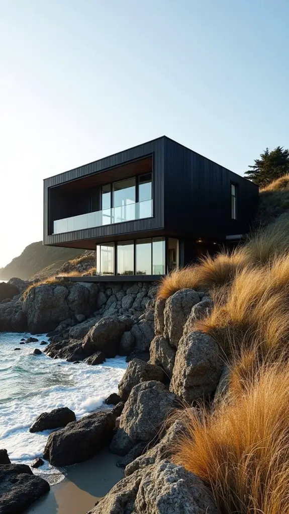 sleek modern coastal retreat