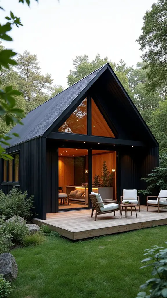 sleek serene nature retreat