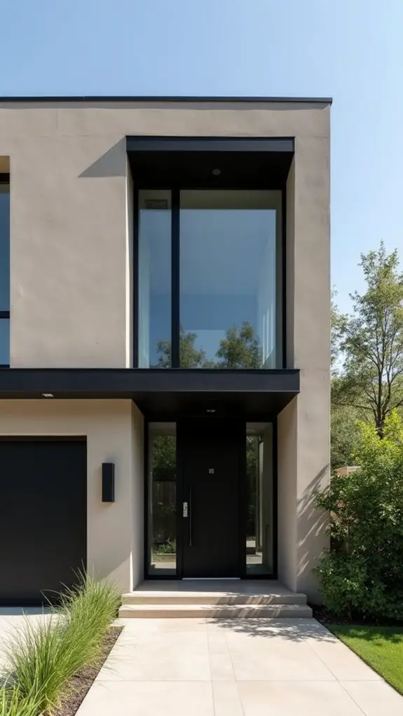 sleek taupe and black elegance