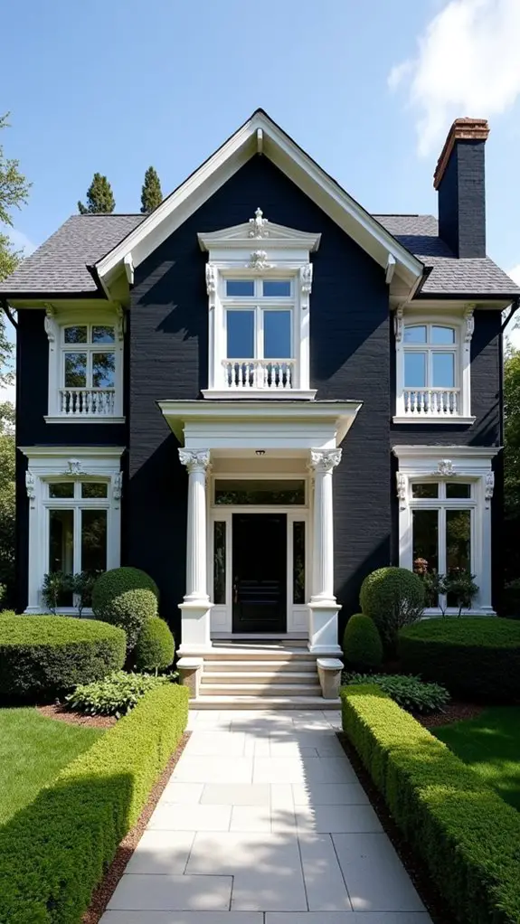 sophisticated black and white