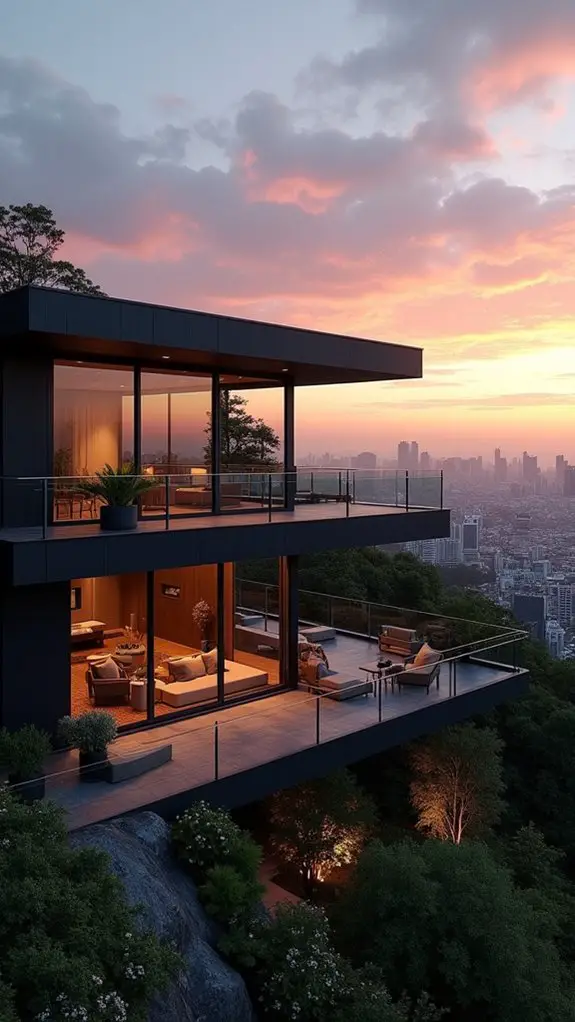 sophisticated comfort with views