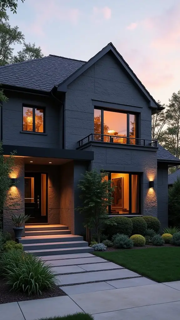 sophisticated grey and black