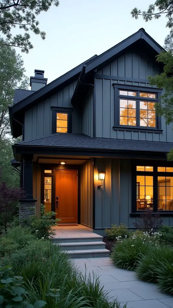sophisticated grey and black