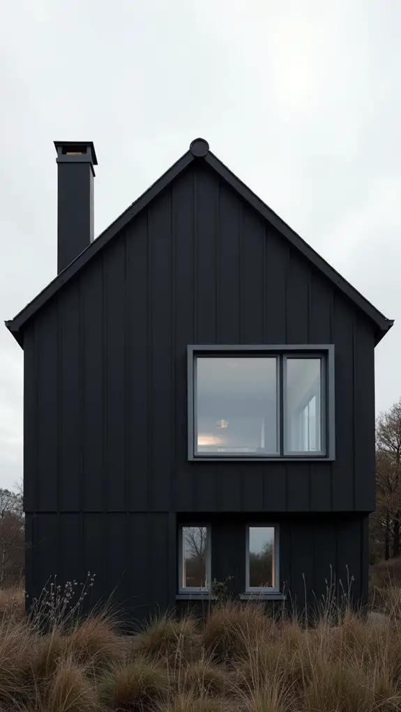 sophisticated monochrome exterior elegance