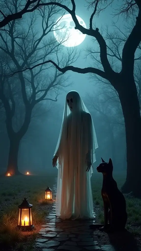 spine chilling halloween silhouettes