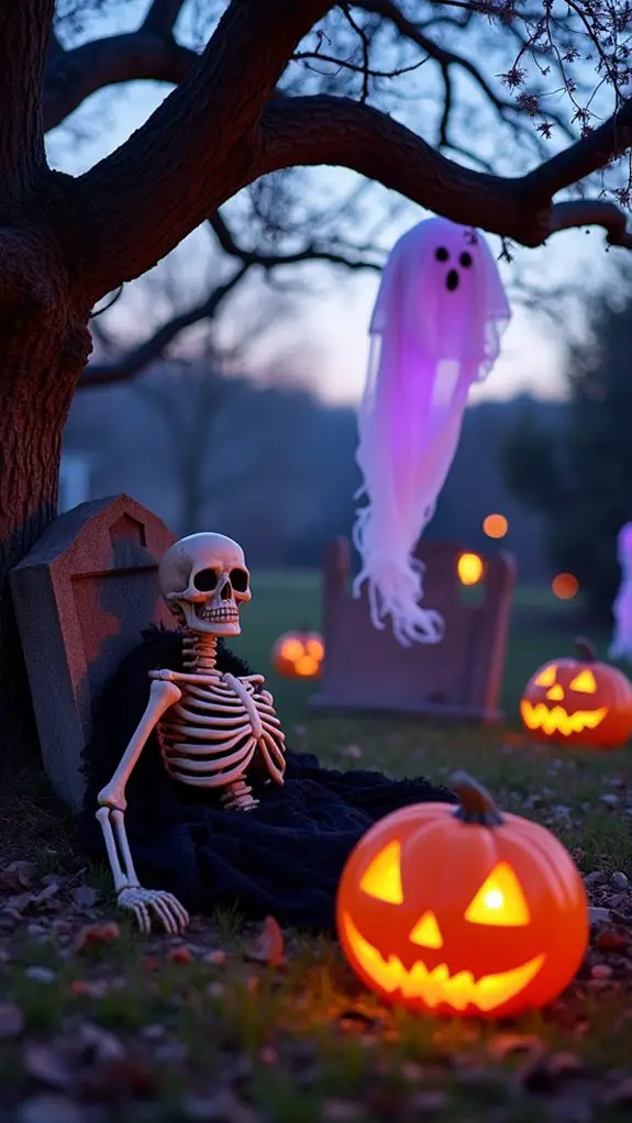 spine tingling halloween lawn decorations