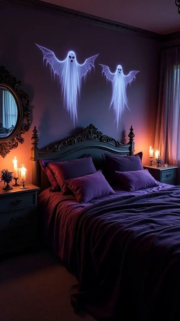 spooky bedroom wall decorations