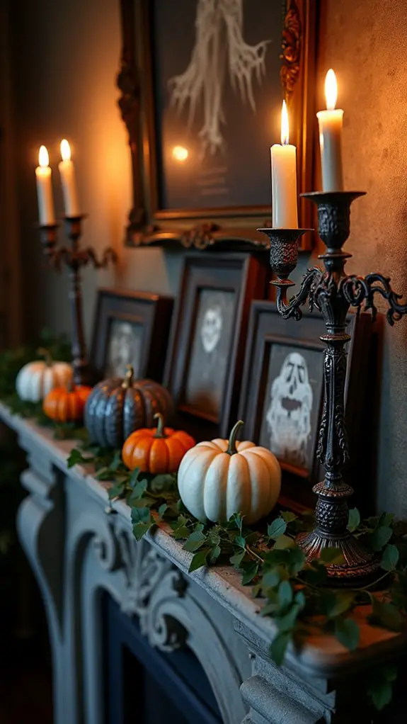 spooky candelabras with led