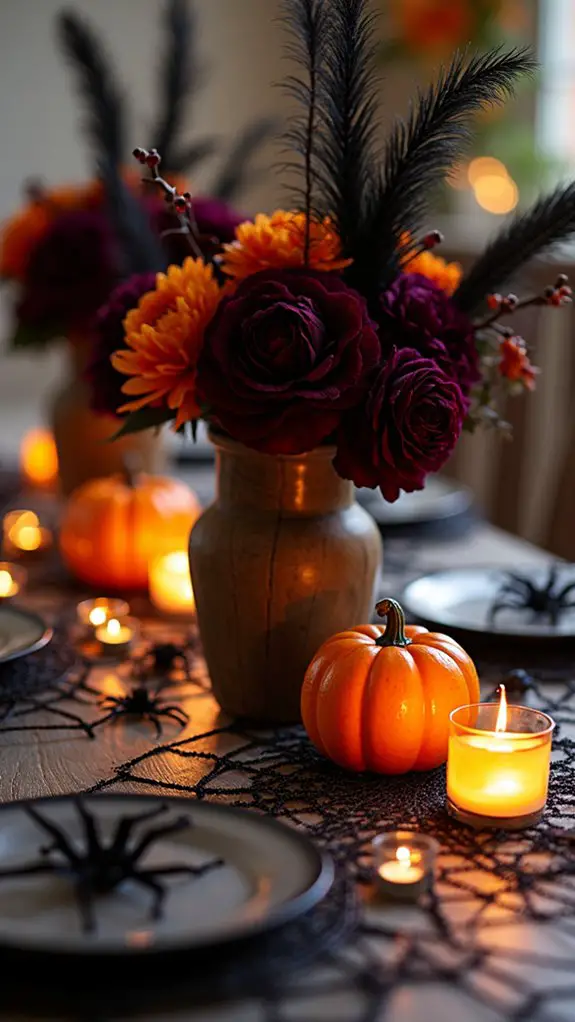 spooky dining table decor