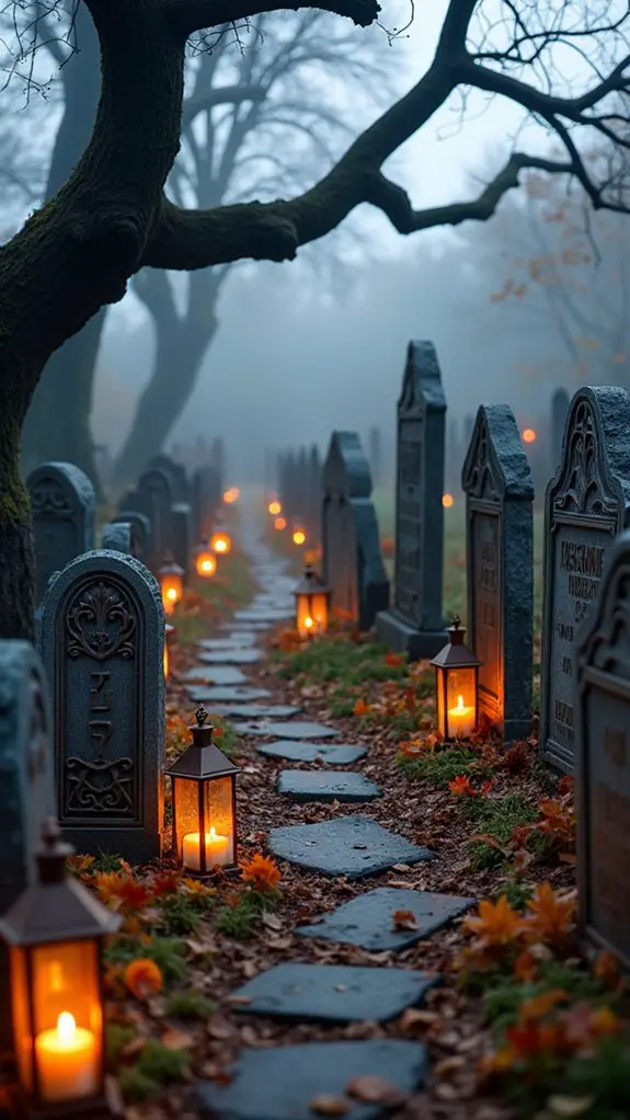 spooky diy tombstone decor
