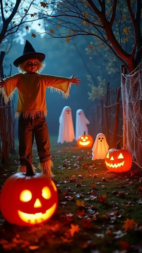 spooky glowing halloween decorations