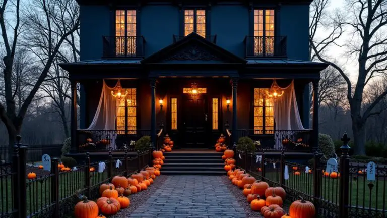 spooky halloween house decor