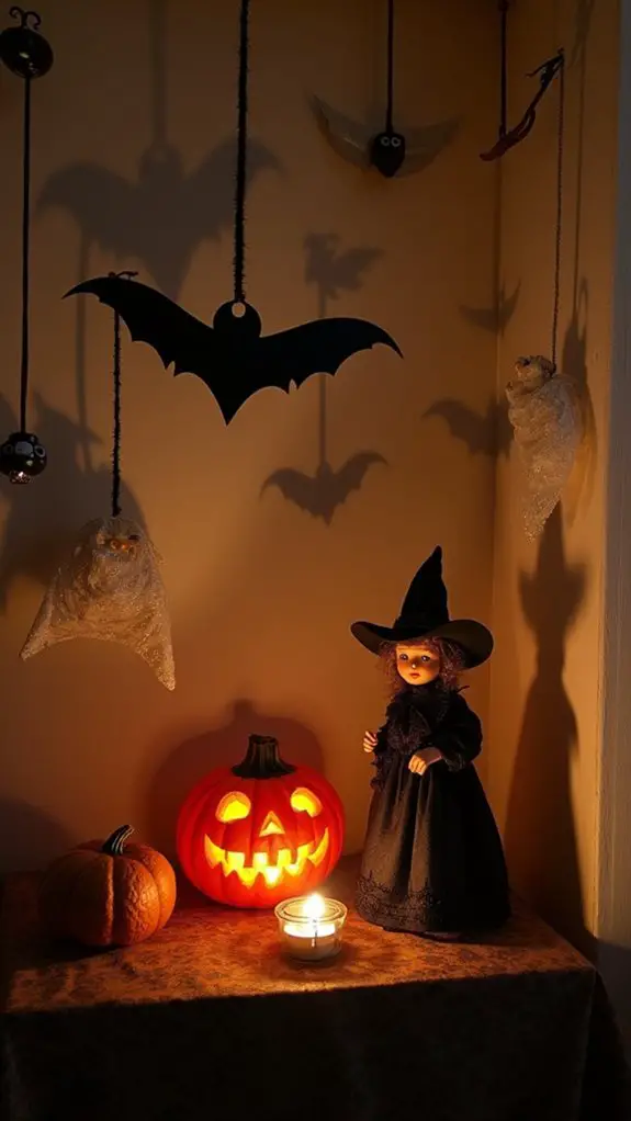 spooky halloween silhouette decorations