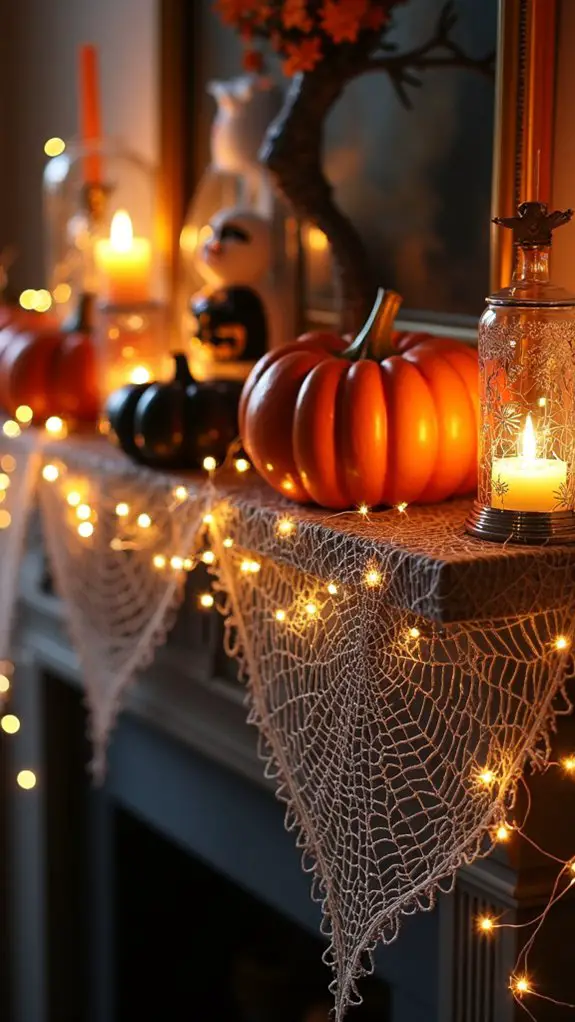 spooky halloween table decor