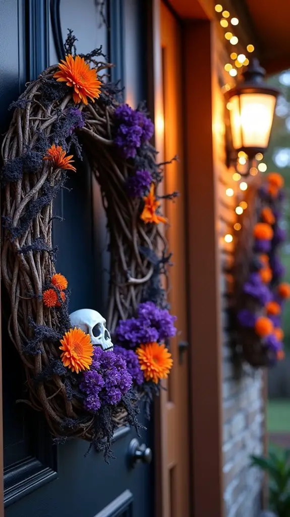 spooky halloween wreath decorations