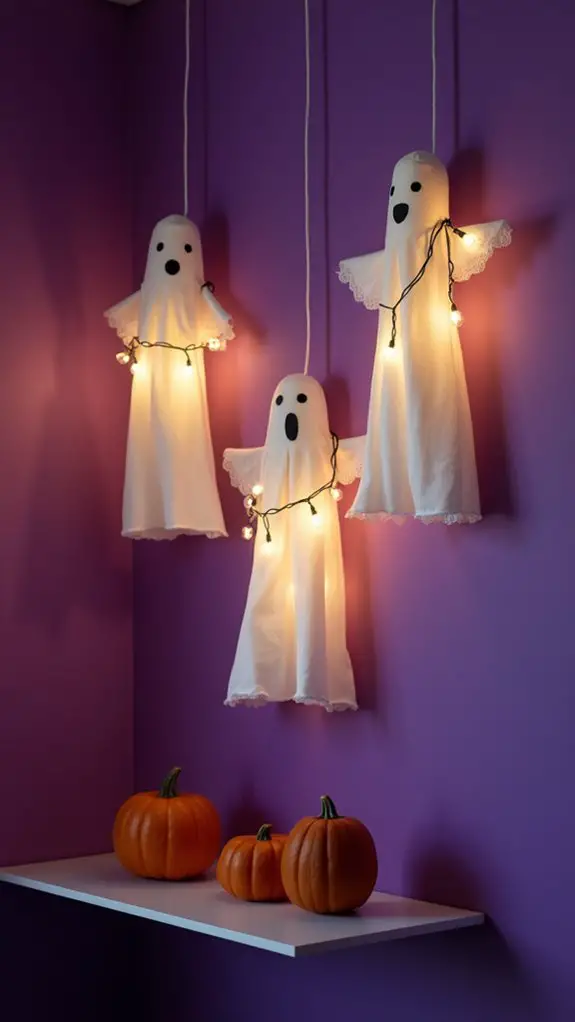 spooky minimal wall decor