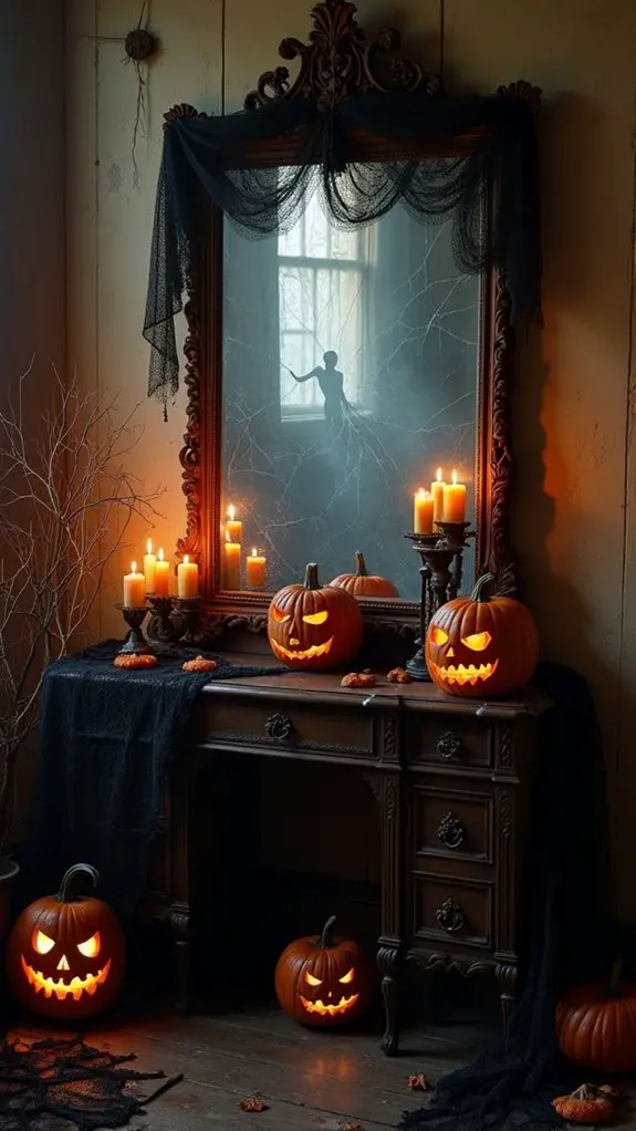 spooky mirror decor ideas