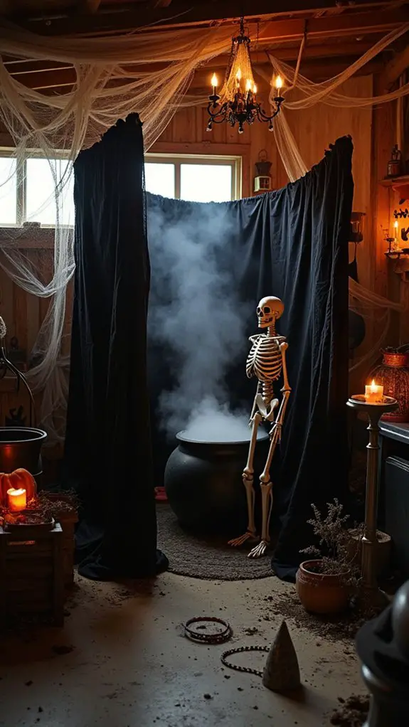 spooky photo booth fun