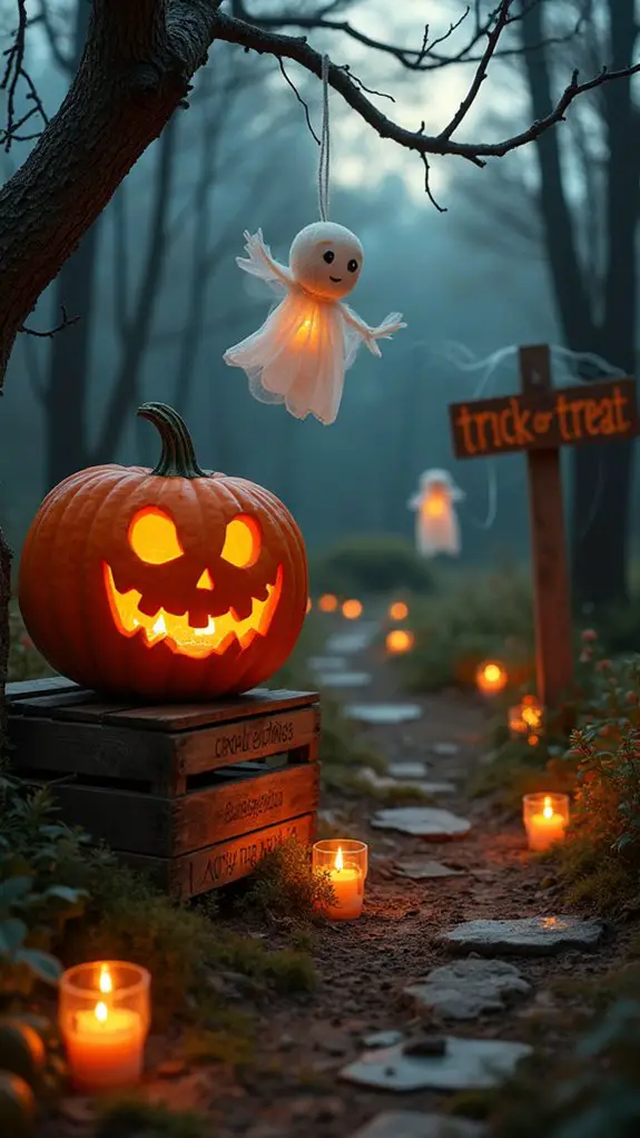 spooky signage for halloween