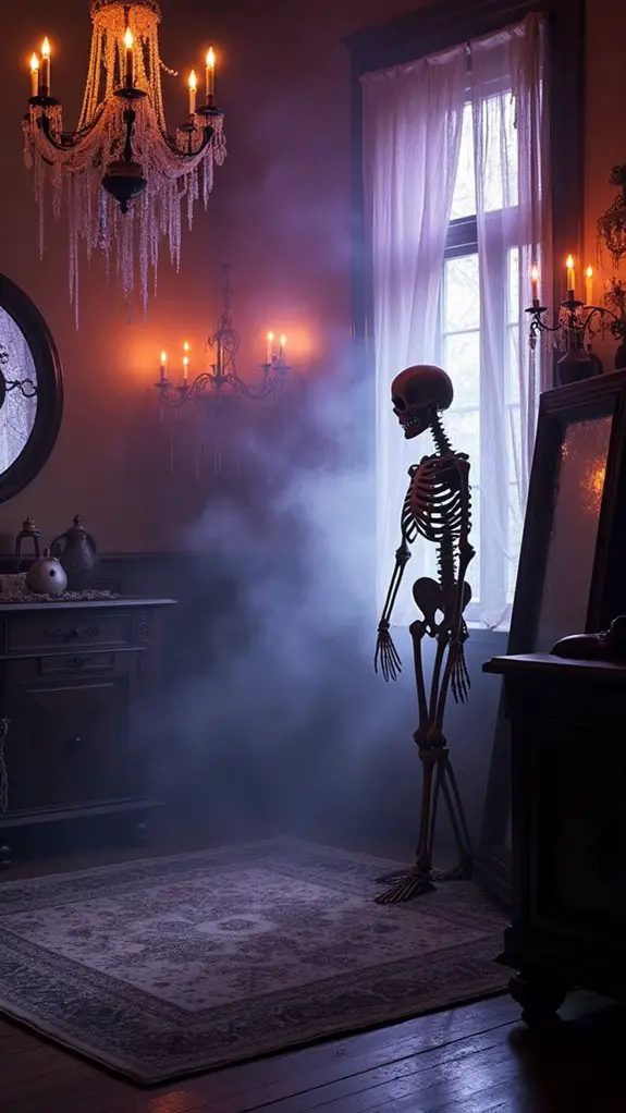 spooky sound effects enhance atmosphere