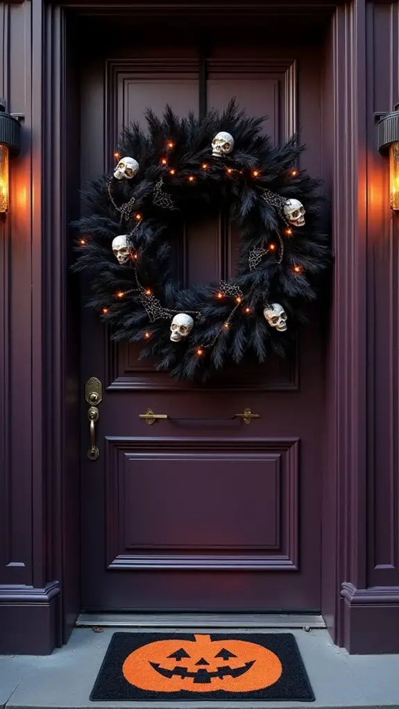 spooky wreaths with surprises