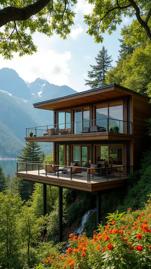 stilted homes scenic views