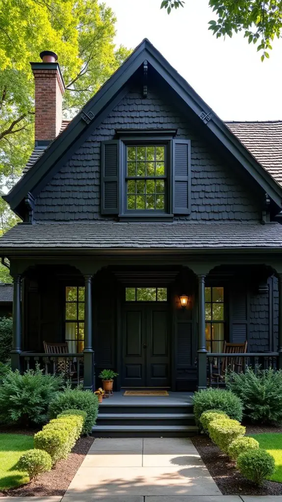 striking elegant doorway contrast