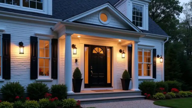 stylish black outdoor lighting