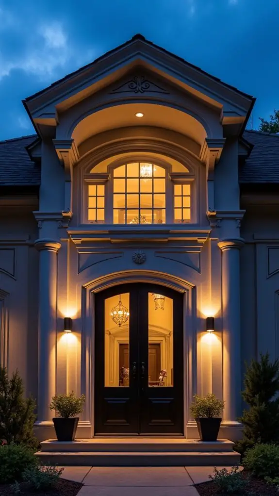 stylish functional entryway lighting