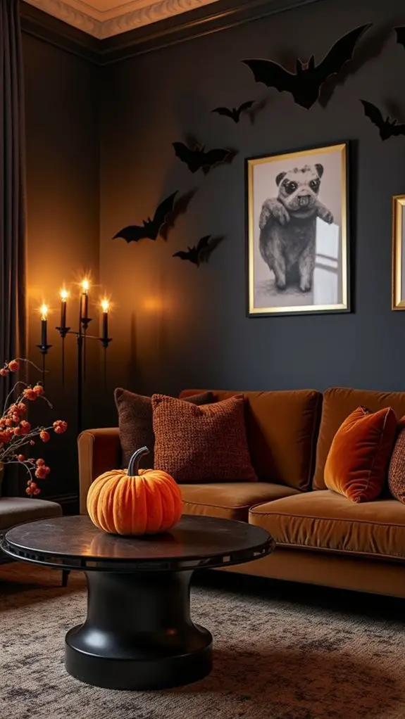 stylish halloween decor elements