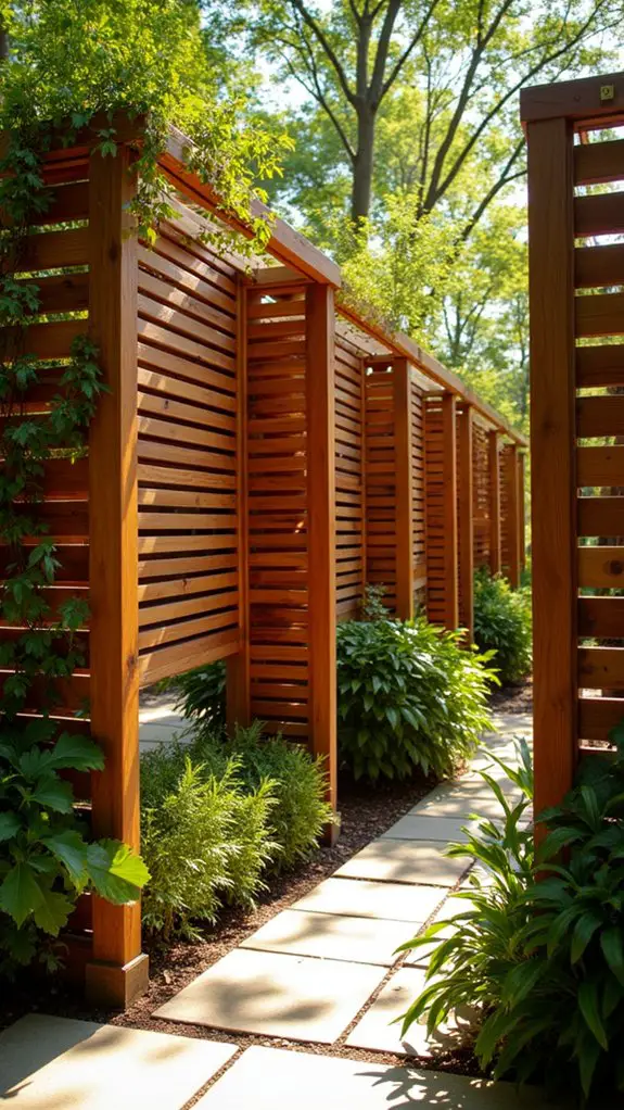 stylish outdoor privacy solution