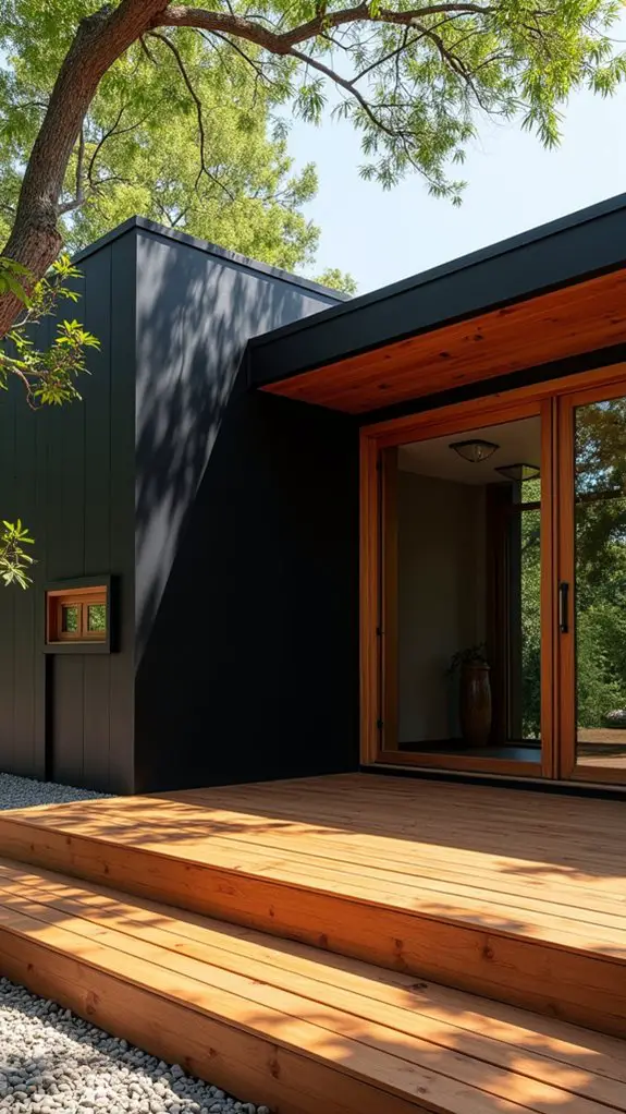 stylish outdoor retreat combination