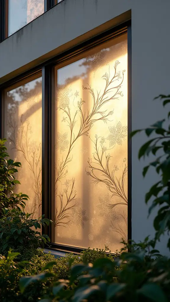 stylish privacy enhancing window films