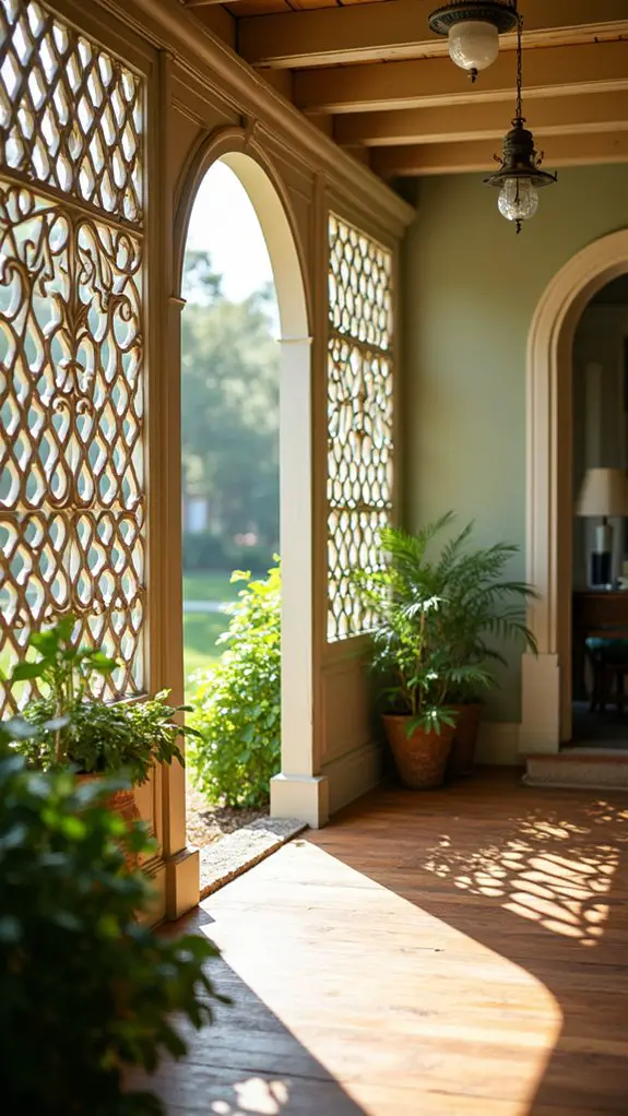 stylish privacy lattice screens