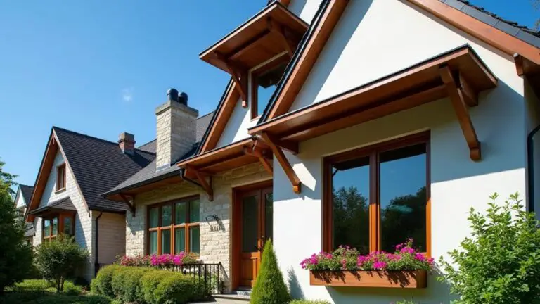 stylish shade enhancing window overhangs
