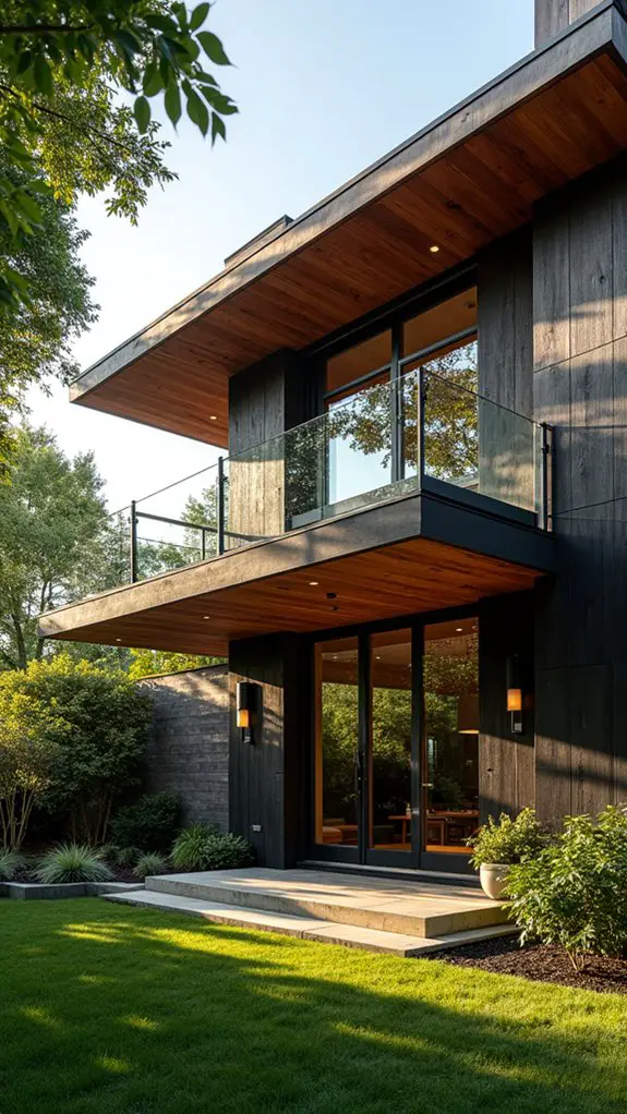 stylish sustainable solar overhangs