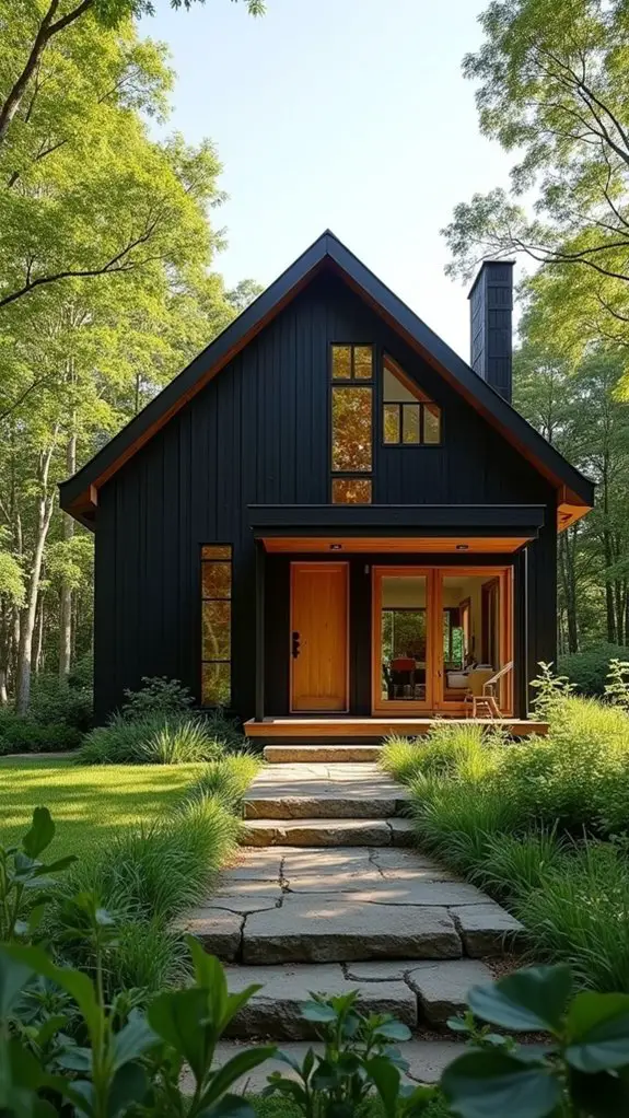 sustainable black cedar design
