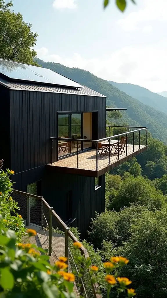 sustainable black house design