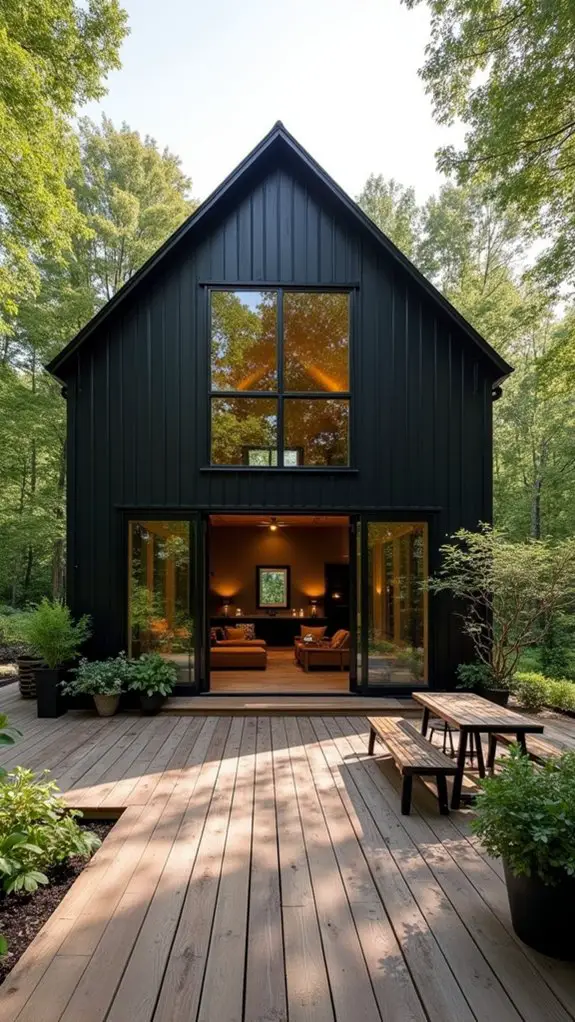 sustainable black house design