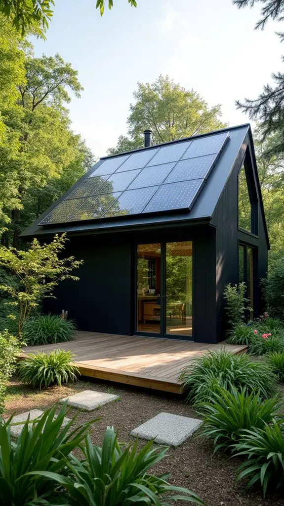 sustainable black house design