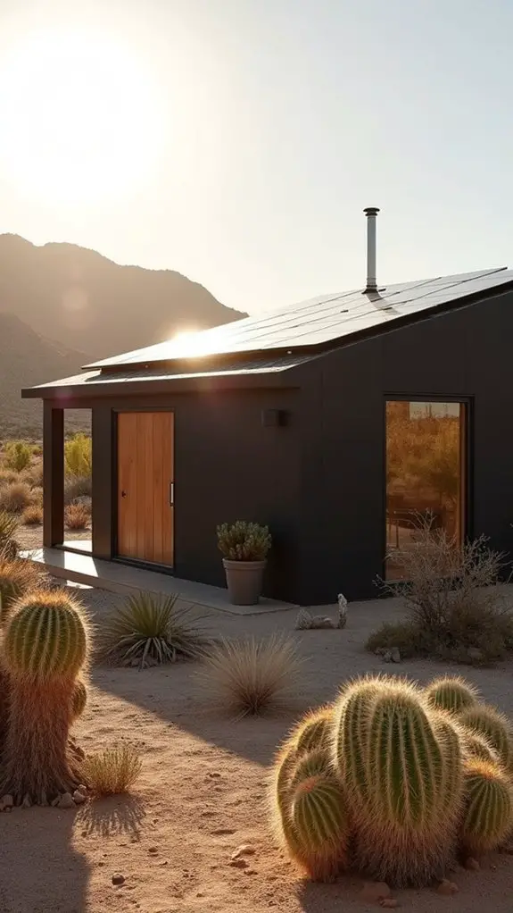 sustainable desert cabin design