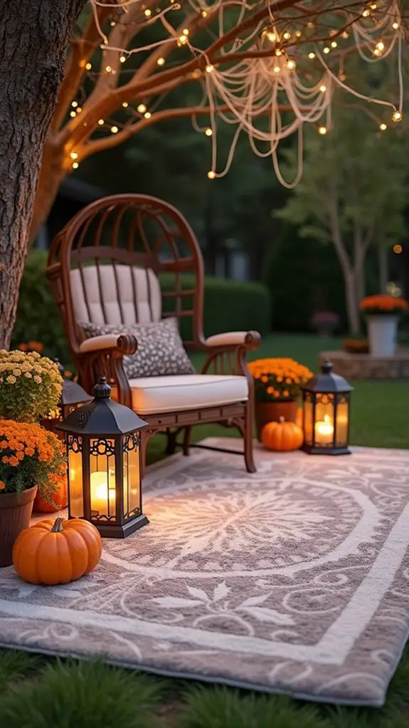 tasteful outdoor halloween decor
