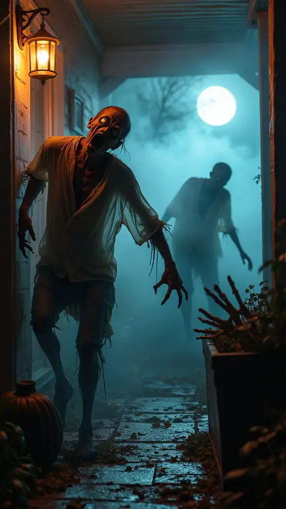 terrifying animated zombie figures