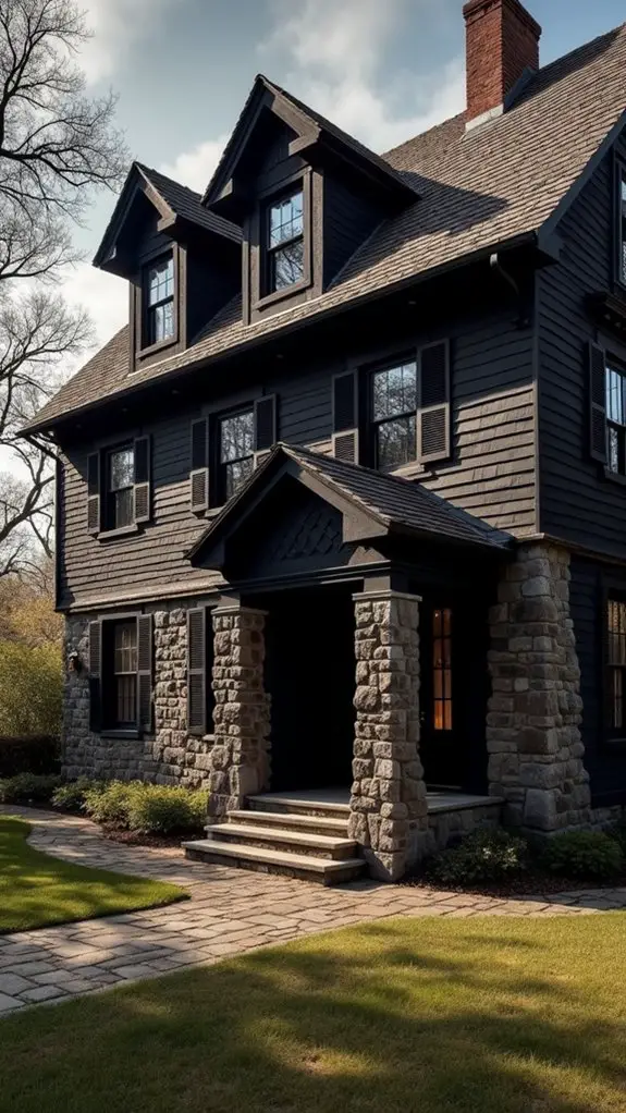 textured elegance in black