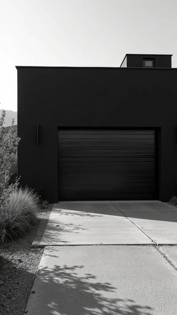 textured finishes enhance monochrome