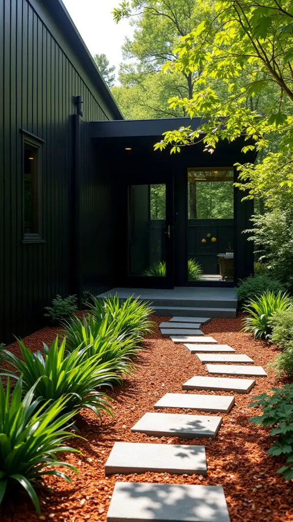 textured mulch enhances landscapes