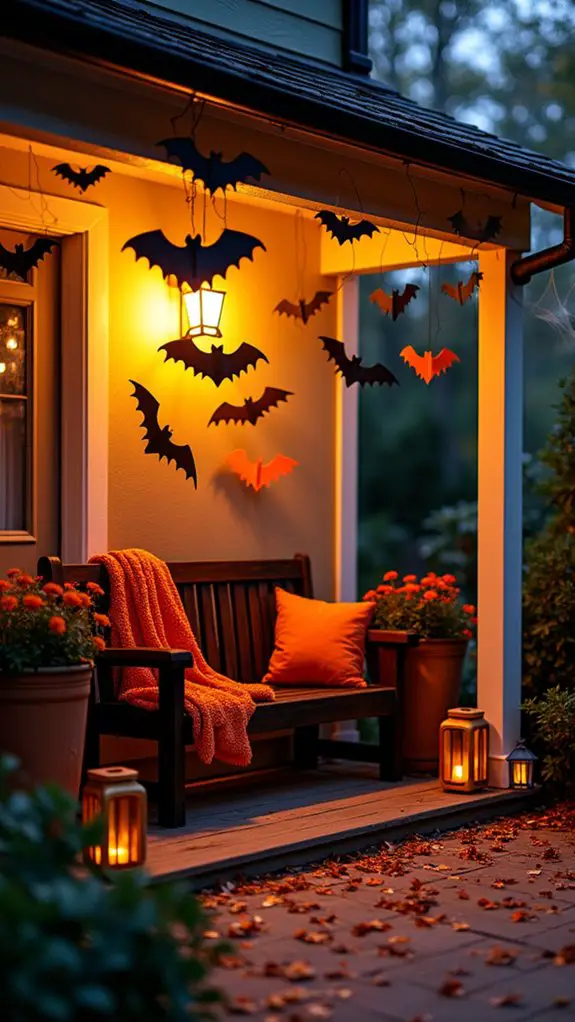 thrilling bat wall decorations