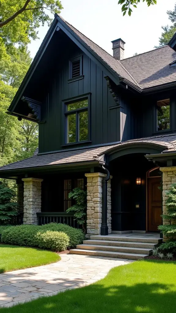 timeless black stone elegance
