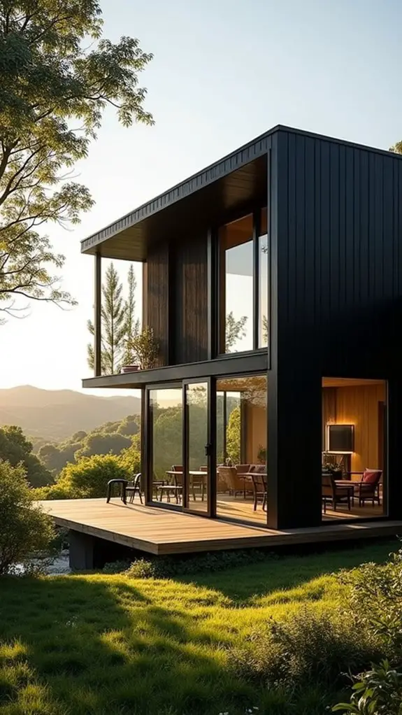 tranquil black zen retreat
